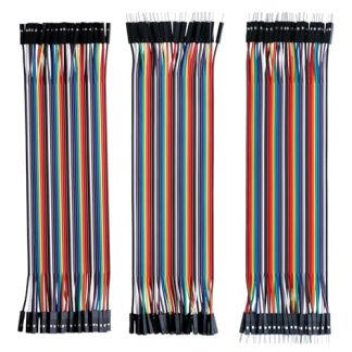 ELEGOO 120-piece Dupont jumper wire kit with male-to-male, male-to-female and female-to-female leads