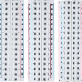 ELEGOO 3-Pack 830-Point Solderless Breadboards