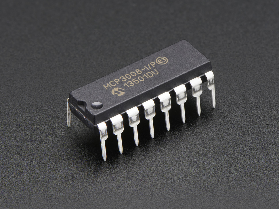 MCP3008 8-Channel 10-Bit ADC Chip