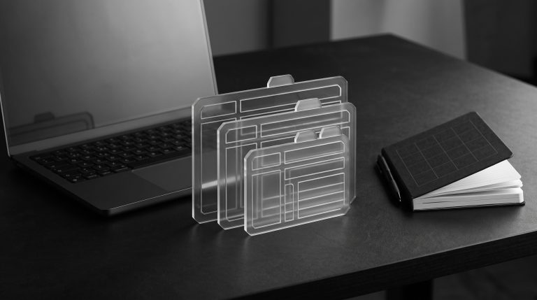 Monochrome technical illustration for What Is JSON?