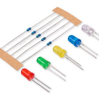 Makerverse LED and Resistor Pack (5 LEDs)