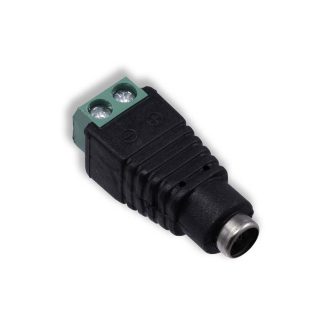 Female 2.1mm DC Barrel Jack to Screw-Terminal Adapter